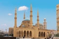 Mohammad Al-Amin Mosque Beirut Lebanon Royalty Free Stock Photo