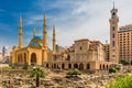 Mohammad Al-Amin Mosque Beirut Lebanon Royalty Free Stock Photo