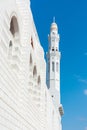 Mohammed Al Ameen Mosque in Muscat on sunny day on the blue sky background