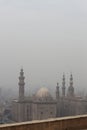 Mohammed Ali Mosque air pollution Royalty Free Stock Photo