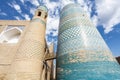 Mohammed Amin Khan Madrassah and the Kalta Minor Minaret in Khiva, Uzbekistan, Asia
