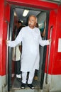 Mohan Bhagwat, chief of Rashtriya Swayamsevak Sangh RSS Royalty Free Stock Photo