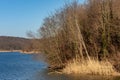 Moharac lake on the western slopes of Fruska Gora mountain in Vojvodina Serbia