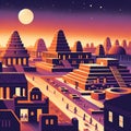 Mohenjo-Daro Dusk Illustration