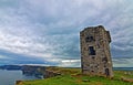 Moher Tower at Hags Head along the Cliffs of Moher Royalty Free Stock Photo