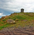 Moher Tower at Hags Head along the Cliffs of Moher Royalty Free Stock Photo