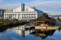 MOHI and the Center for Wooden Boats at South Lake Union in Seattle Royalty Free Stock Photo