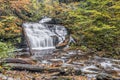 Mohican Falls at Ricketts Glen, Pennsylvania Royalty Free Stock Photo