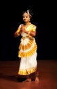 Mohinyattam (Dance of the enchantress) performer Royalty Free Stock Photo