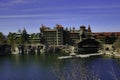 Mohonk Lake and Mountain House Royalty Free Stock Photo