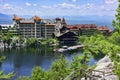 Mohonk Mountain House in New Paltz, New York Royalty Free Stock Photo