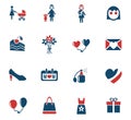 mohter day icon set Royalty Free Stock Photo