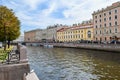 The Moika embankment in St. Petersburg