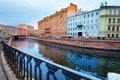 Moika river, Griboyedov channel Saint Petersburg Royalty Free Stock Photo