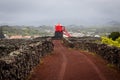 Moinho Do Frade Windmill, Pico island, Azores Royalty Free Stock Photo