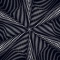 Moire pattern, op art background. Relaxing hypnotic backdrop wit Royalty Free Stock Photo