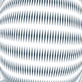 Moire pattern, op art background. Relaxing hypnotic backdrop wit Royalty Free Stock Photo