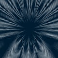 Moire style, gradient optical pattern, motion effect tile. Decor