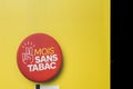 Mois sans tabac logo brand and sign french text means Tobacco Free Month in november in Royalty Free Stock Photo