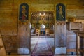 Moisei Wooden Church in Maramures Royalty Free Stock Photo