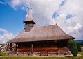 Moisei Wooden Church in Maramures Royalty Free Stock Photo