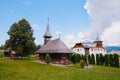 Moisei Wooden Church in Maramures Royalty Free Stock Photo