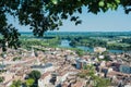 Moissac as seen from Lady of Calvary, France