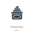 Moisturizer icon vector. Trendy flat moisturizer icon from beauty collection isolated on white background. Vector illustration can