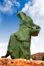 Mojacar Almeria mojaquera statue woman Spain Royalty Free Stock Photo