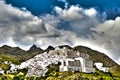 Mojacar Village in HDR Royalty Free Stock Photo