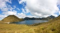 Mojanda lake, also called Laguna Caricocha, Ecuador Royalty Free Stock Photo