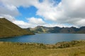 Mojanda lake, also called Laguna Caricocha, Ecuador Royalty Free Stock Photo