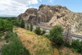 Mojave River and Train Tracks in Victorville Royalty Free Stock Photo