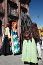 Mojigangas in SAN MIGUEL DE ALLENDE, MEXICO.