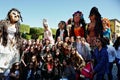 Mojigangas in SAN MIGUEL DE ALLENDE, MEXICO. Royalty Free Stock Photo