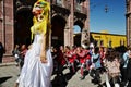 Mojigangas in SAN MIGUEL DE ALLENDE, MEXICO. Royalty Free Stock Photo