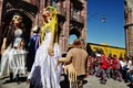 Mojigangas in SAN MIGUEL DE ALLENDE, MEXICO. Royalty Free Stock Photo