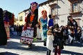 Mojigangas in SAN MIGUEL DE ALLENDE, MEXICO. Royalty Free Stock Photo