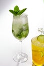 Mojito cocktail close up Royalty Free Stock Photo