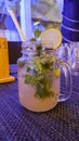 Mojito cocktain served in india restaurant,Goa,India Royalty Free Stock Photo