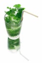 Mojito long drink close up