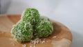 Mojokerto's green klepon cake - okeee