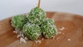 Mojokerto\'s green klepon cake - yeh