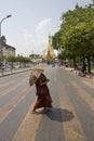 Monk sule pagoda