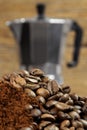 Moka express coffee maker 2 Royalty Free Stock Photo