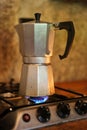 Moka pot Royalty Free Stock Photo