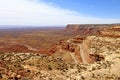 The Moki Dugway. Ravines, desert. Royalty Free Stock Photo