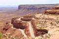 Moki Dugway, Muley Point Overlook Royalty Free Stock Photo