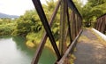 Moko Bridge on the Guava River in Guadeloupe