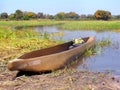 Mokoro boat Royalty Free Stock Photo